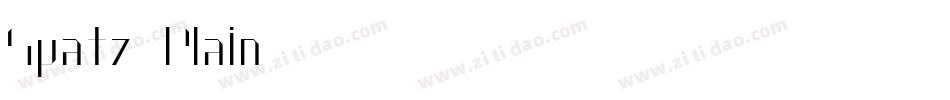 Spatz Plain字体转换
